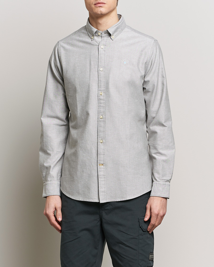 Herre | Tøj | Barbour Lifestyle | Tailored Fit Oxtown Shirt Pale Sage