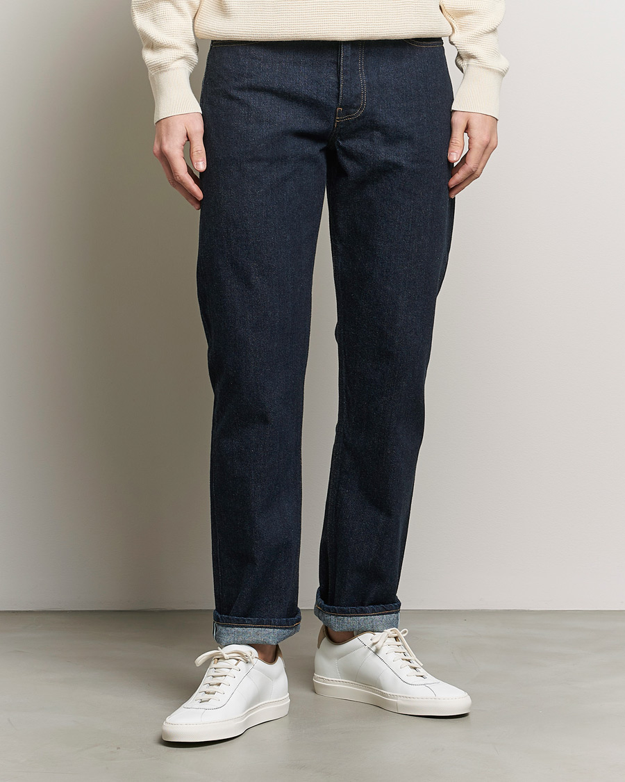 Herre | Straight leg | Sunspel | Japanese Selvedge Jeans Blue