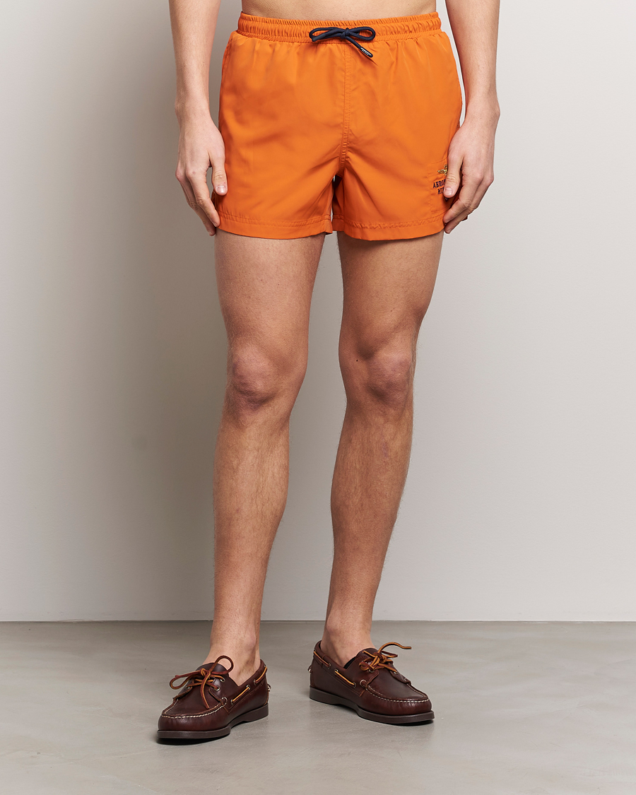 Herre | Tøj | Aeronautica Militare | Costume Swim Shorts Carrot Orange