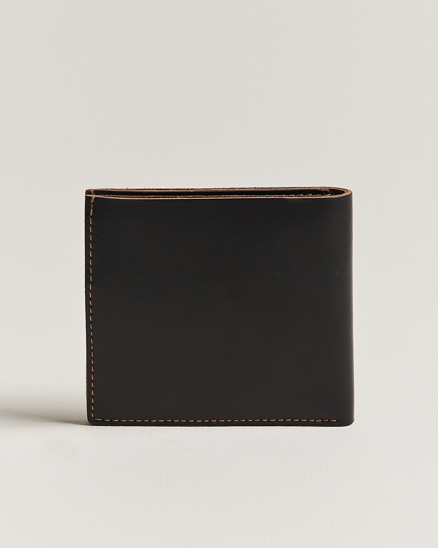 Herre | Tilbehør | RRL | Tumbled Leather Billfold Wallet Black/Brown