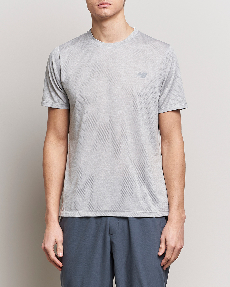 Herre | Tøj | New Balance Running | Athletics Run T-Shirt Athletic Grey