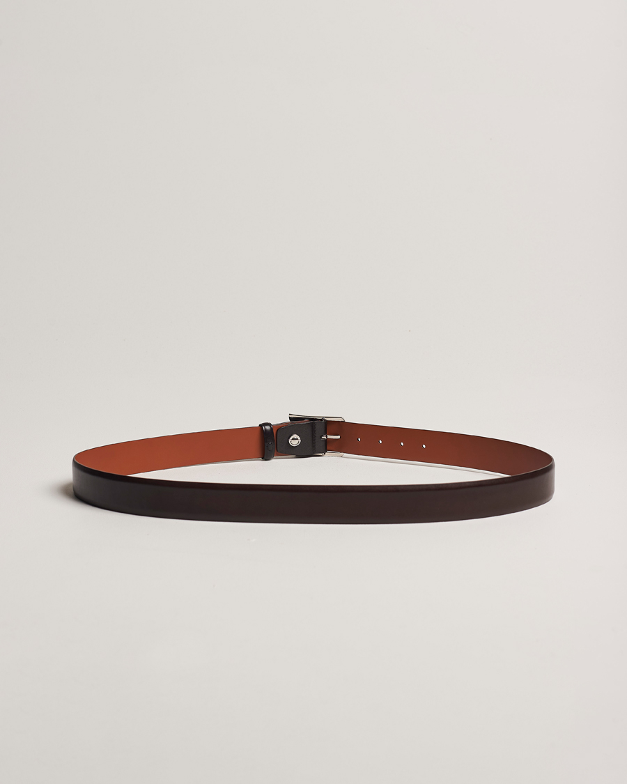 Herre | Italian Department | Santoni | Adjustable Belt Brown Leather