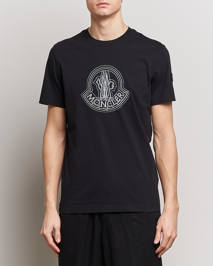 Herre | Tøj | Moncler | 3D Logo T-Shirt Black
