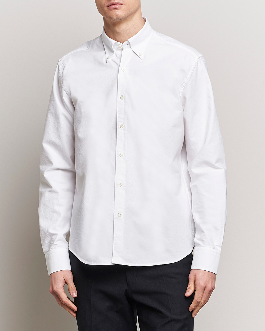 Herre | Nyheder | Oscar Jacobson | Reg Fit BD Casual Oxford Optical White