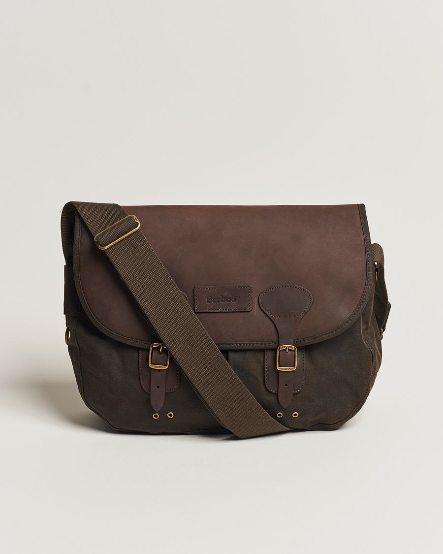 Barbour Lifestyle Wax Leather Tarras Olive – Grøn