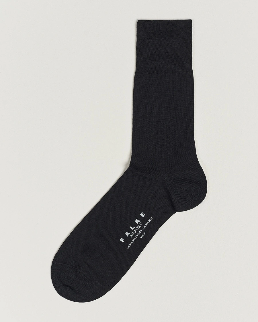 Falke Airport Socks Black – Sort