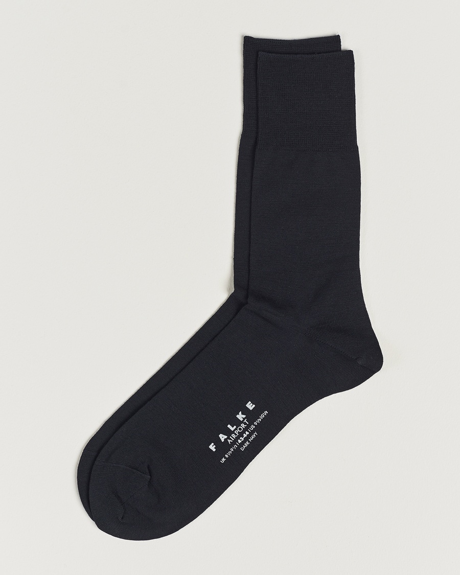 Falke Airport Socks Navy – Blå