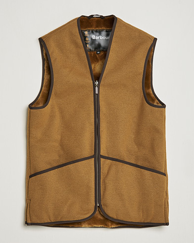 Tilbehør til jakker |  Warm Pile Waistcoat Zip-In Liner Brown