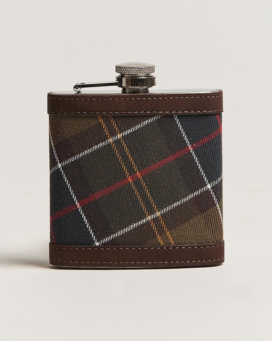 Barbour Lifestyle Classic Hip Flask Brown – Grøn