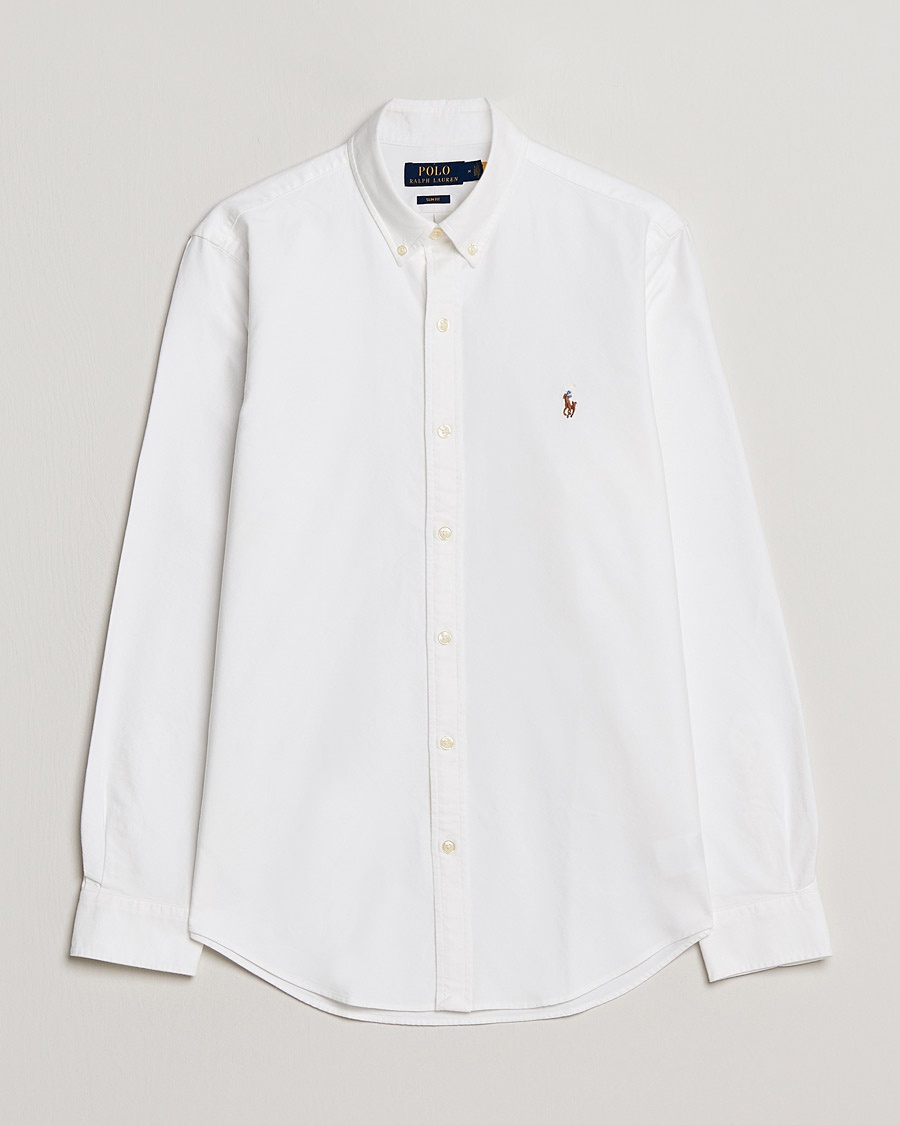 Polo Ralph Lauren Slim Fit Shirt Oxford White – Hvid