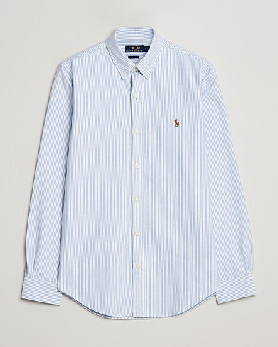 The Classics of Tomorrow |  Slim Fit Shirt Oxford Stripes Blue