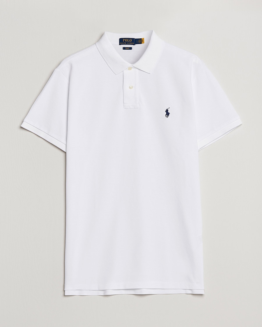 Polo Ralph Lauren Slim Fit Polo White – Hvid