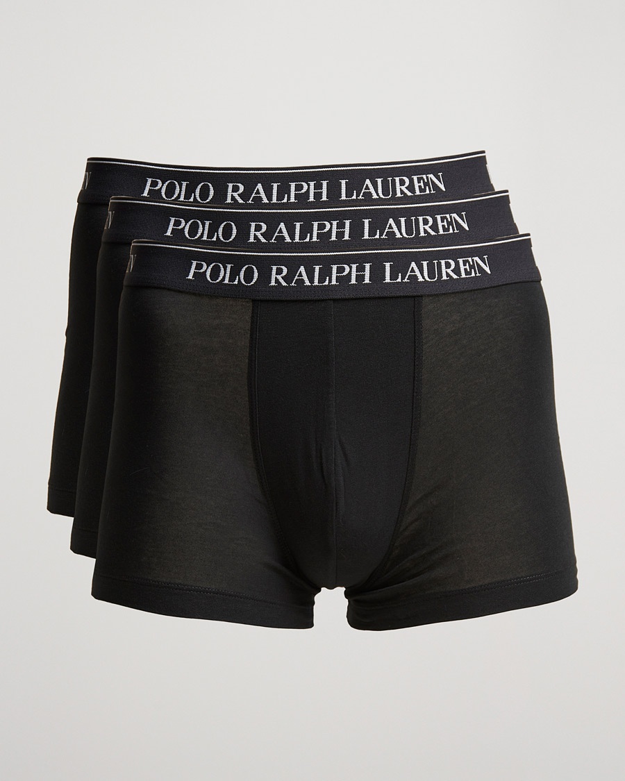 Polo Ralph Lauren 3-Pack Trunk Black – Sort