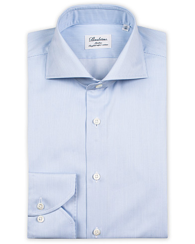 Stenströms Slimline Shirt Thin Stripe Blue