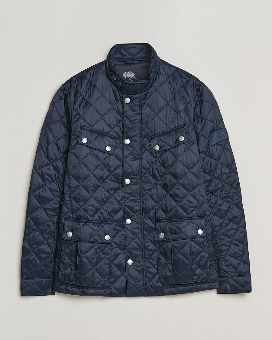 Barbour International Ariel Quilted Jacket Navy