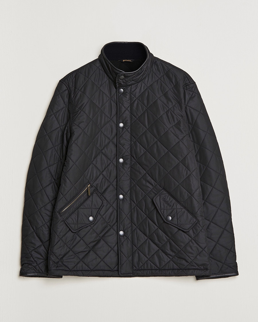 Barbour Lifestyle Powell Quilted Jacket Black – Sort