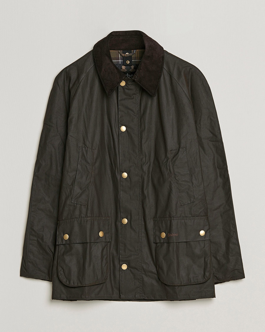 Barbour Lifestyle Ashby Wax Jacket Olive – Grøn