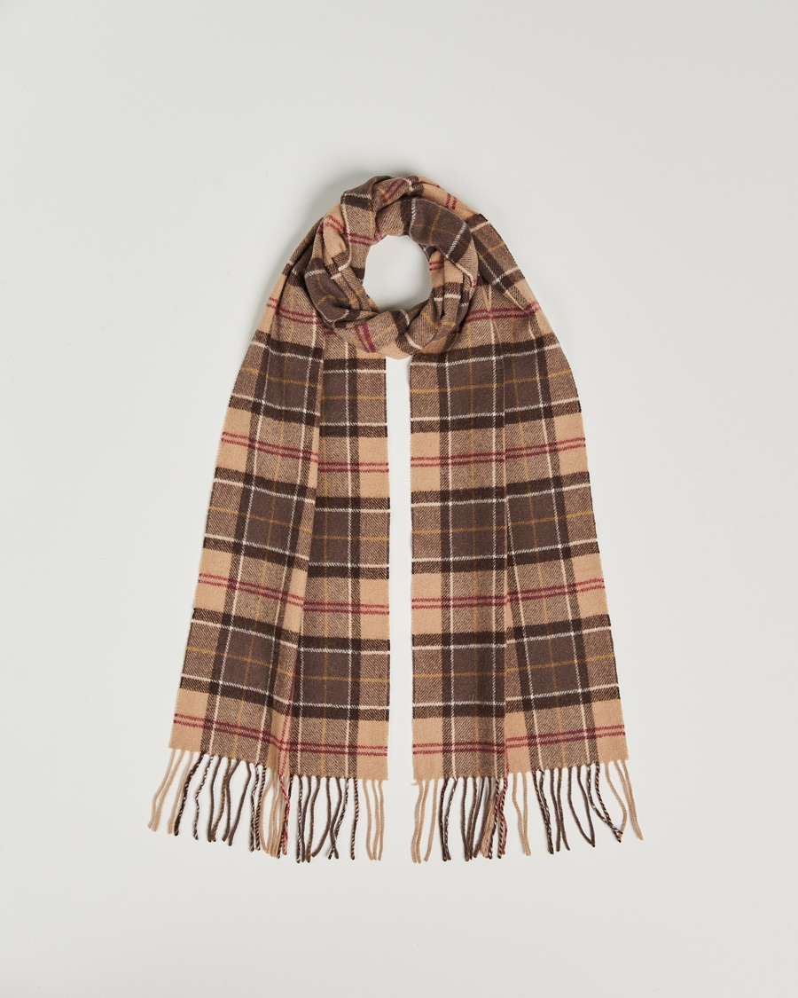  Tartan Lambswool Scarf Muted