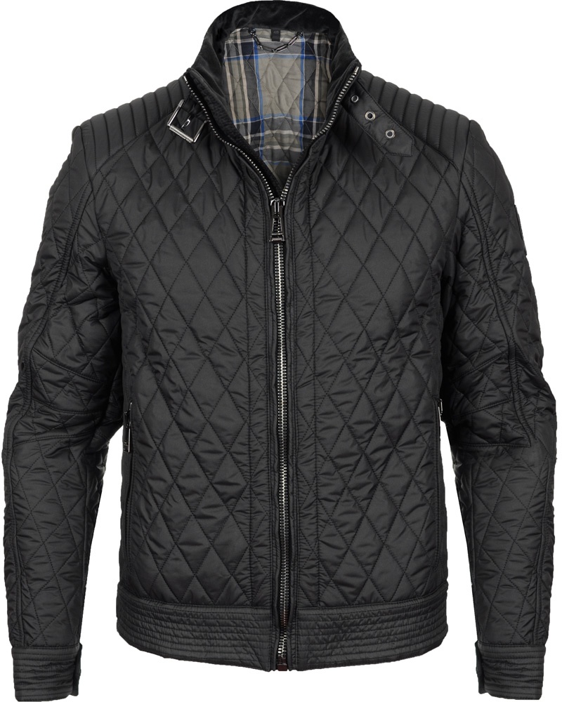 Belstaff Bramley Quilted Racer Jacket Black CareOfCarl