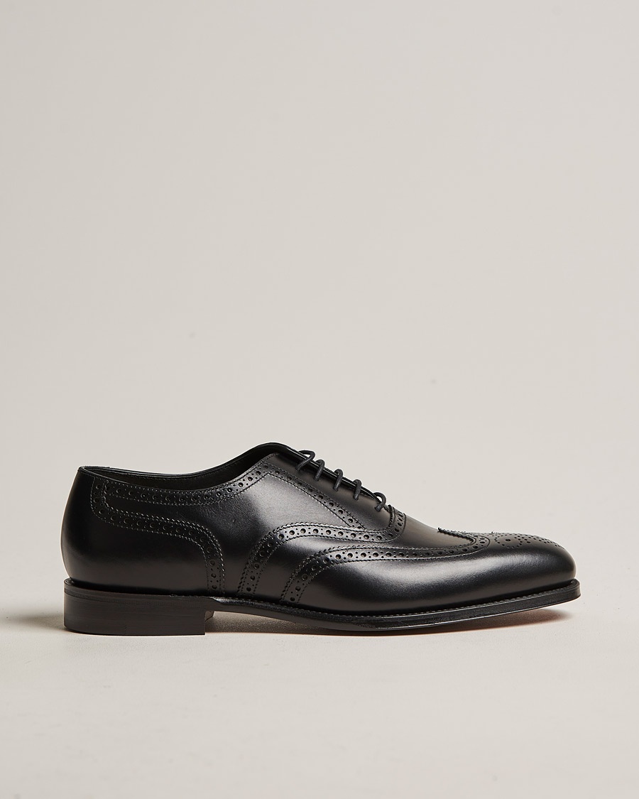 Loake 1880 Buckingham Brogue Black Calf – Sort