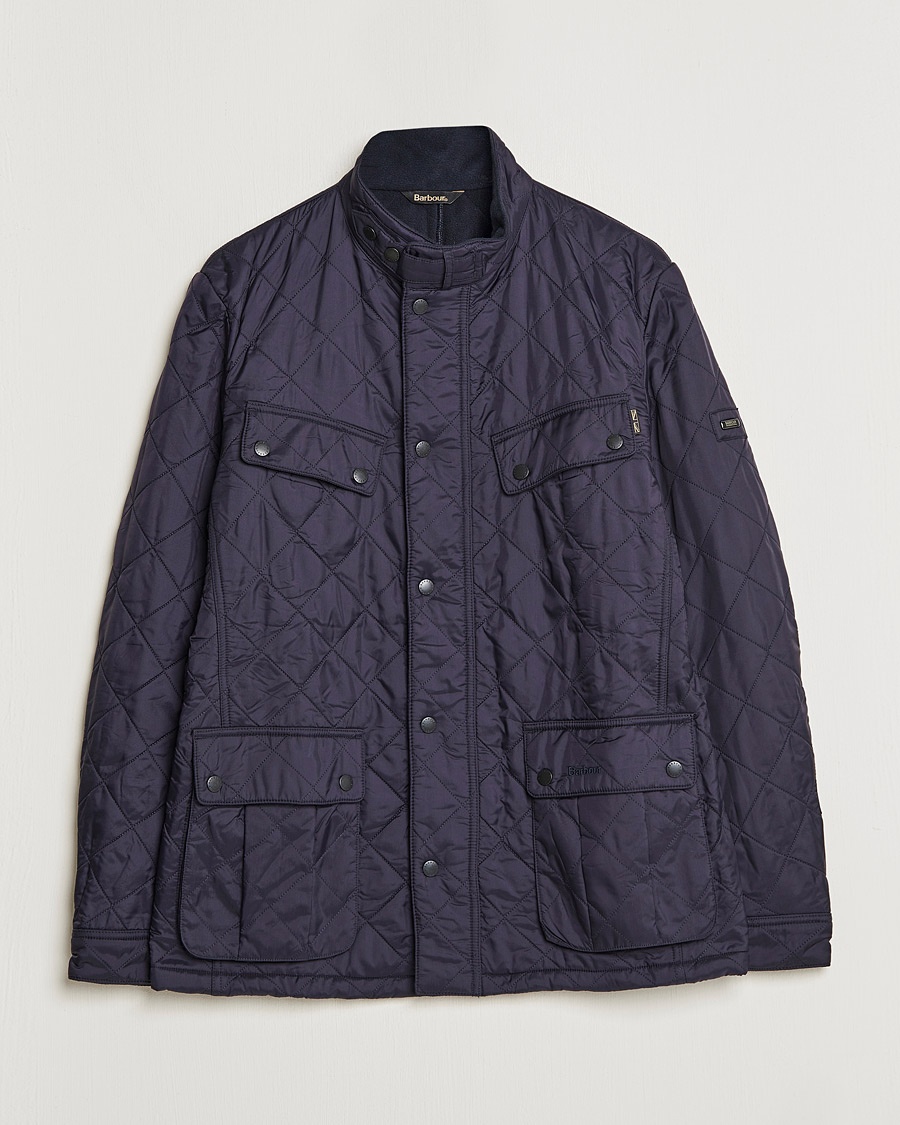 Barbour International Ariel Polarquilt International Jacket Navy – Blå