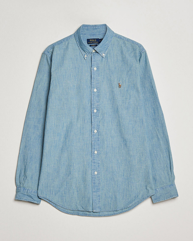 Herre | Denimskjorter | Polo Ralph Lauren | Custom Fit Shirt Chambray Washed