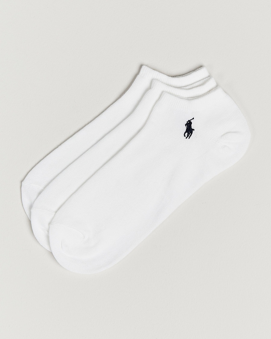 Polo Ralph Lauren 3-Pack Ghost Sock White – Hvid
