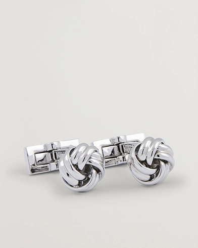 Herre | Black Tie | Skultuna | Cuff Links Black Tie Collection Knot Silver