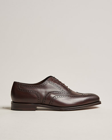 Herre | Håndlavede sko | Loake 1880 | Buckingham Brogue Dark Brown Calf