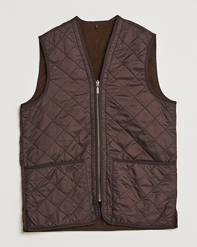 Herre | Tilbehør til jakker | Barbour Lifestyle | Quilt Waistcoat/Zip-In Liner Brown