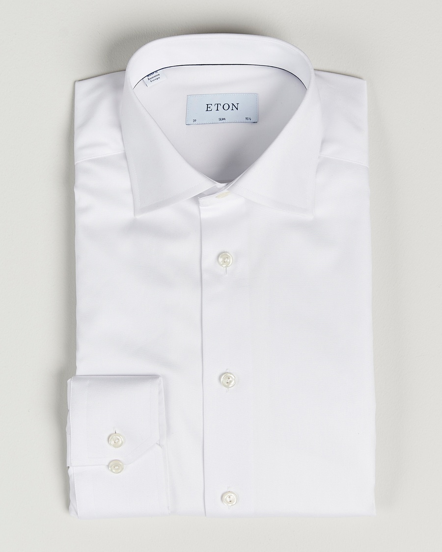 Eton Slim Fit Shirt White – Hvid