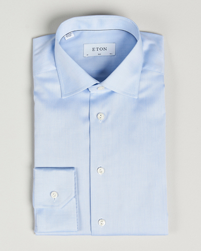Herre | Wardrobe basics | Eton | Slim Fit Shirt Blue