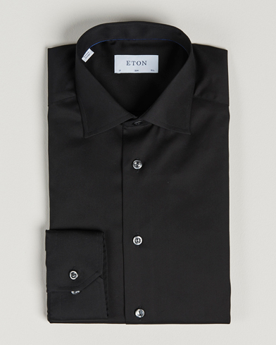 Herre |  | Eton | Slim Fit Shirt Black