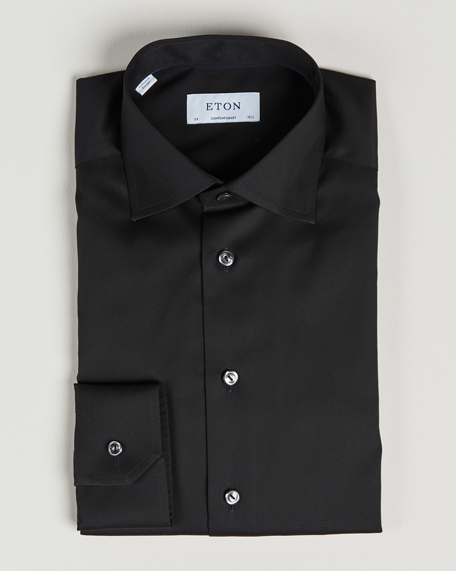 Eton Contemporary Fit Shirt Black – Sort