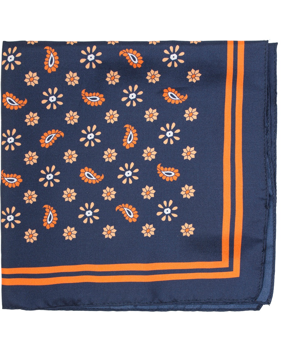 Herre | | BOSS BLACK | BOSS Pocket Square Paisley/Flower Bright Orange