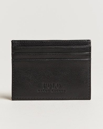 Herre | Punge | Polo Ralph Lauren | Pebble Leather Slim Card Case Black