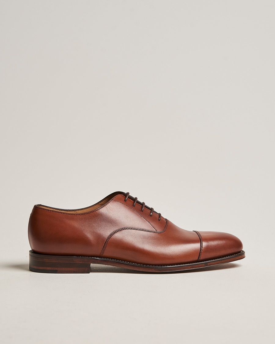 Loake 1880 Aldwych Oxford Mahogany Burnished Calf – Brun