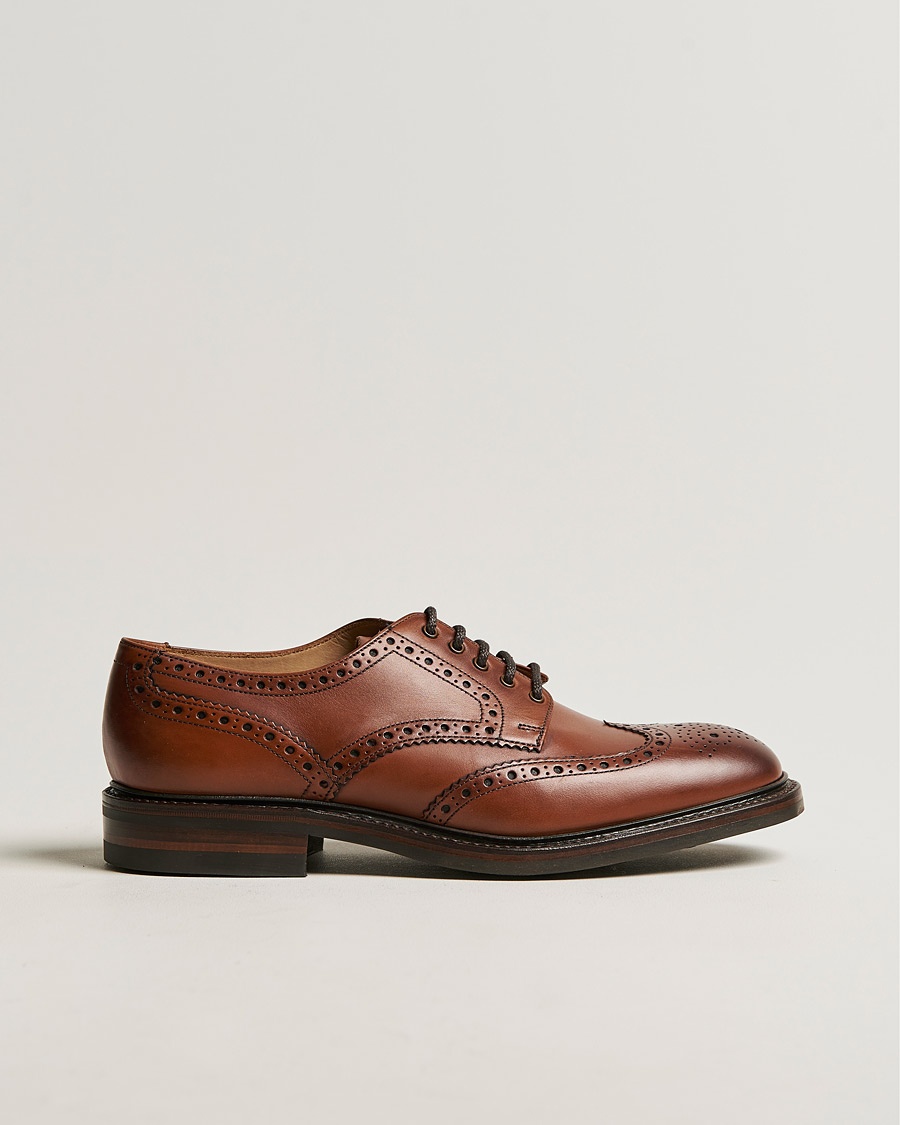 1880 Chester Dainite Brogue Mahogany Burnished Calf - CareOfCarl.dk