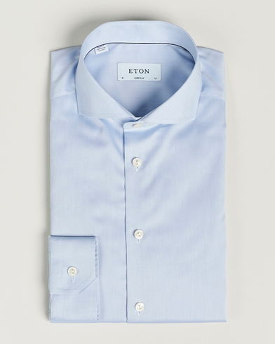 Herre | Businessskjorter | Eton | Super Slim Fit Shirt Blue