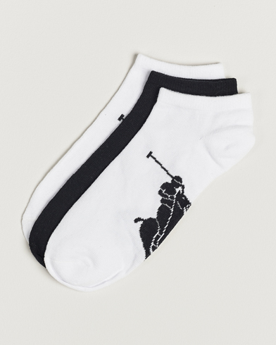 Herre | Polo Ralph Lauren | Polo Ralph Lauren | 3-Pack Sneaker Socks White/Black/White
