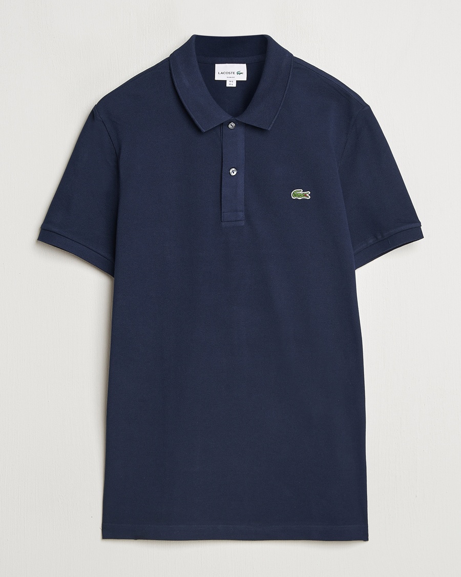 Lacoste Slim Fit Polo Piké Navy Blue – Blå