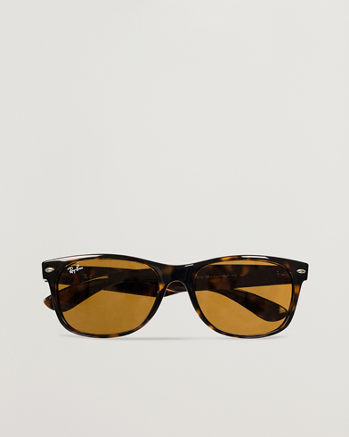 Herre | Buede solbriller | Ray-Ban | New Wayfarer Sunglasses Light Havana/Crystal Brown