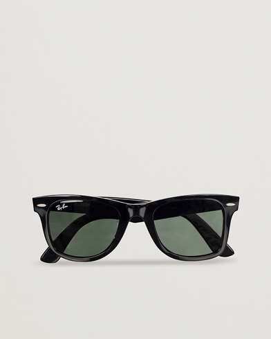 Solbriller |  Original Wayfarer Sunglasses Black/Crystal Green
