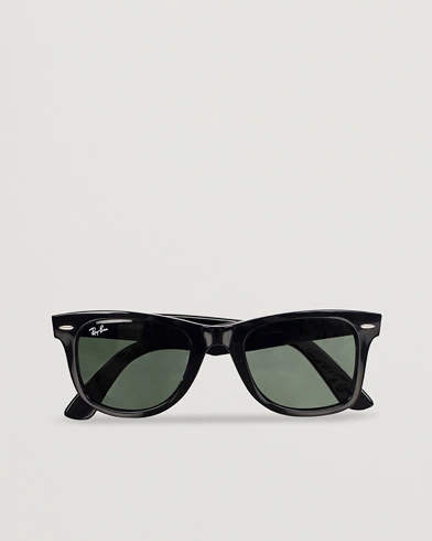 Gå vandreture Aflede acceleration Ray-Ban Original Wayfarer Sunglasses Black/Crystal Green - CareOfCarl.dk