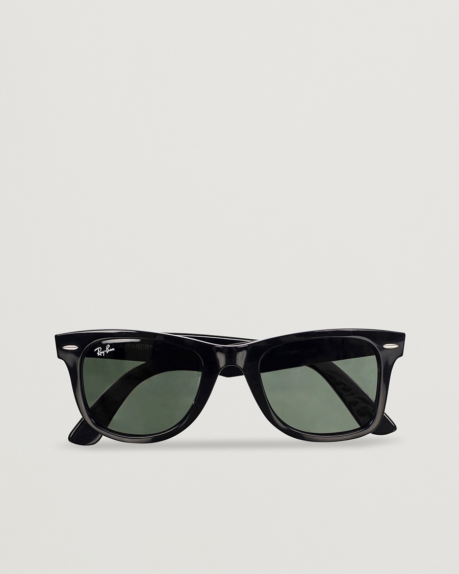 Ray-Ban Original Wayfarer Sunglasses Tortoise/Crystal Green -