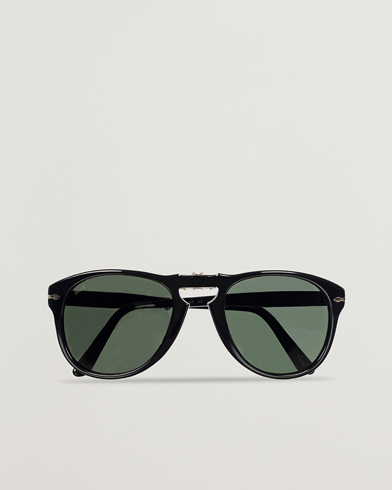 Herre |  | Persol | 0PO0714 Folding Sunglasses Black/Crystal Green