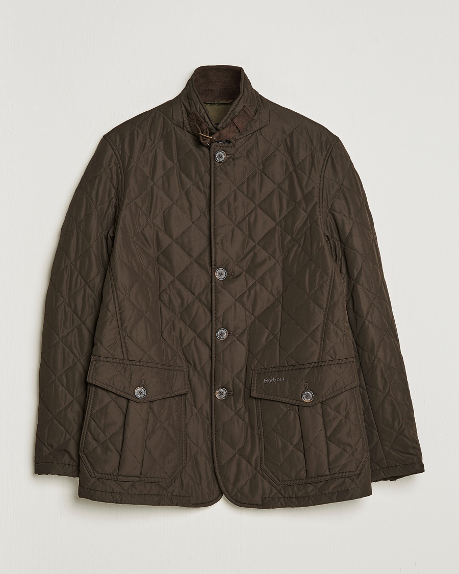 Barbour Lifestyle Quilted Lutz Jacket Olive – Grøn