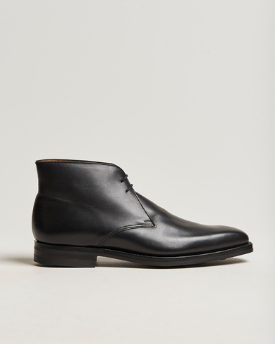 Herre | Håndlavede sko | Crockett & Jones | Tetbury Chukka Black Calf