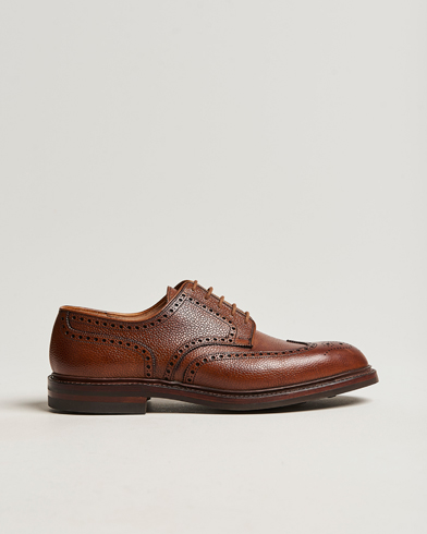 Herre | Håndlavede sko | Crockett & Jones | Pembroke Derbys Tan Grained Calf