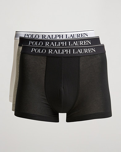 Herre | Boxershorts | Polo Ralph Lauren | 3-Pack Trunk Grey/White/Black